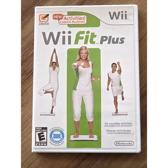Wii Fit Plus (Nintendo Wii, 2009) Wii Game Fitness With Full Manual - Picture 1 of 4